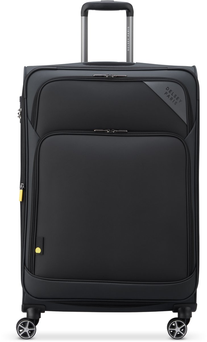 DELSEY Nolwenn Koffer Large 76 cm Expandable TSA-slot 4 Dubbele Wielen - Grijs