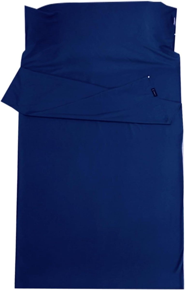 Slaapzak Liner - Reis Laken - Comfortabel Slapen - Lichtgewicht Ademend - 115x210cm - Blauw