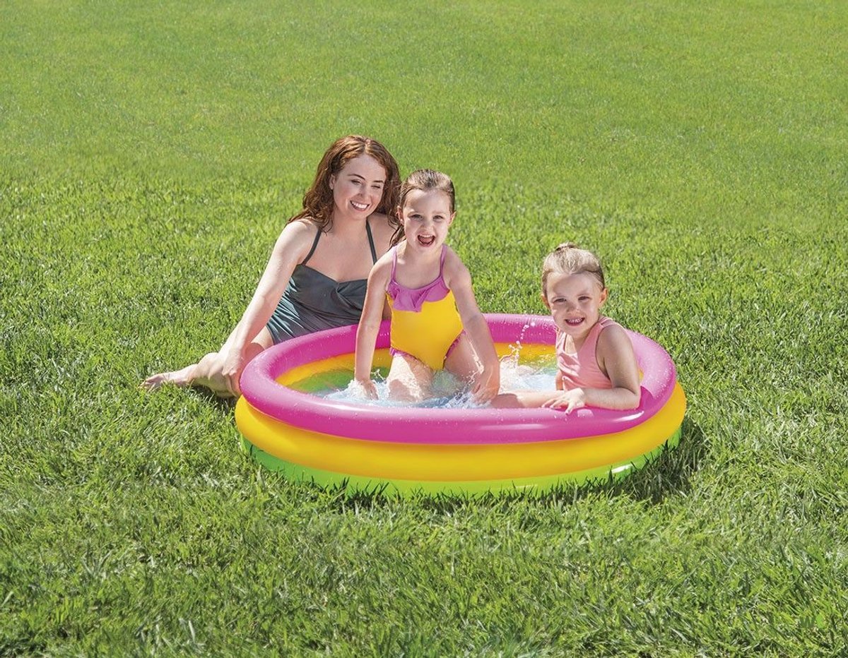 Intex Sunset Glow Opblaaszwembad - Ø 114 x 25 cm — afbeelding 3