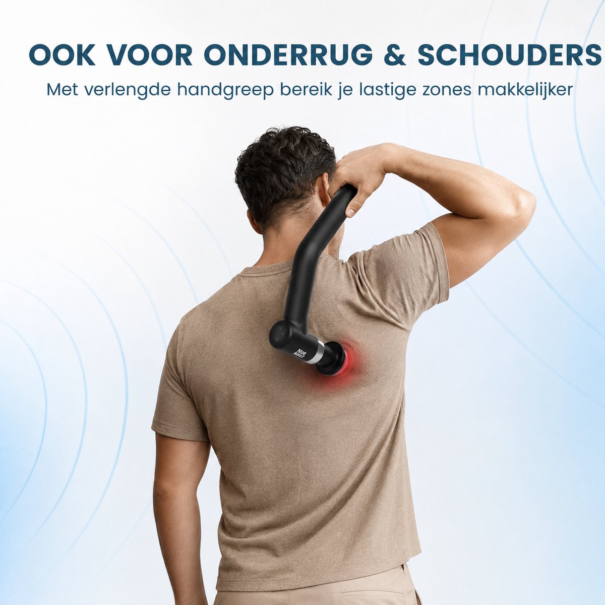 NueNext Massage Gun Professioneel met Verlengarm Draadloos - afbeelding 2