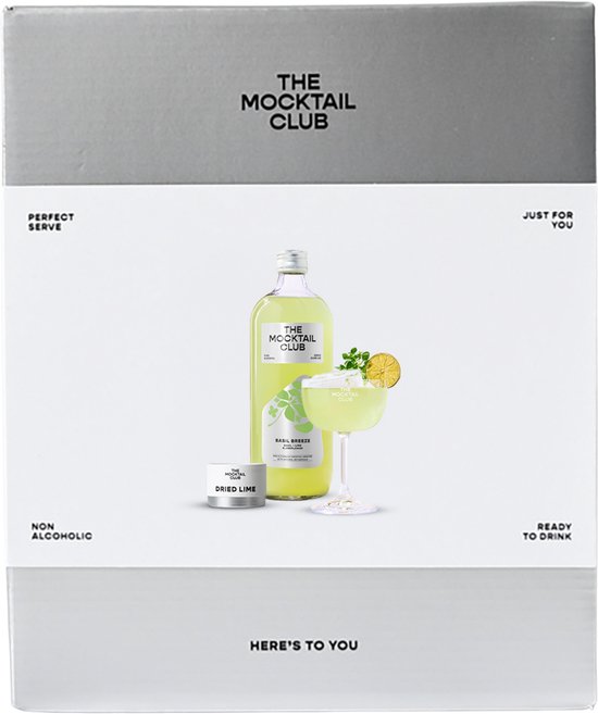 The Mocktail Club - Perfect Serve - giftset alcoholvrije cocktails - natuurlijk en laag in suiker - hoogwaardig aperitief