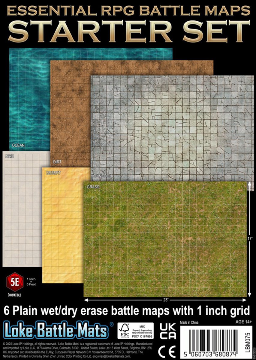 Essential RPG Battle Maps Starter Set - RPG Accessoire - Engels