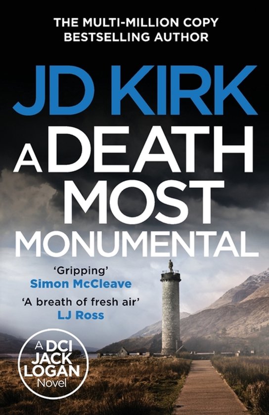 DCI Logan Crime Thrillers8-A Death Most Monumental - cover
