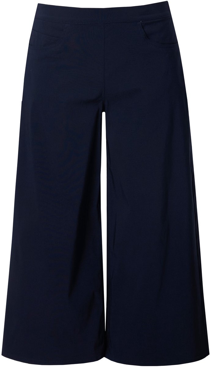 Ulla Popken - Dames - Culotte bengaline elastische tailleband - Marine - Maat 48