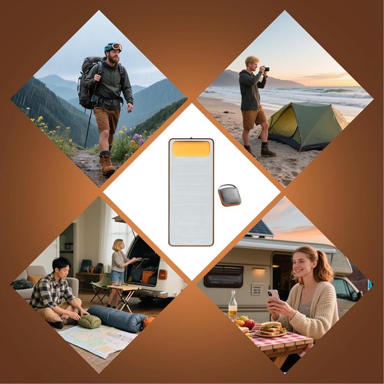 Zelfopblazende Slaapmat - Kampeer Matras Kussen - Outdoor Slapen - 6 Inch Dik Zelfopblazend - 200x60 cm - Niet gespecificeerd — afbeelding 3