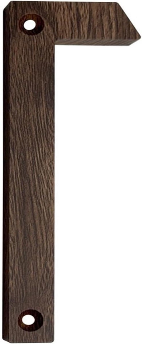 Huisnummer Decoratie - Adresbord Modern - Zichtbaarheid Verbeteren - Drijvend Design - 15 cm - Houtachtig
