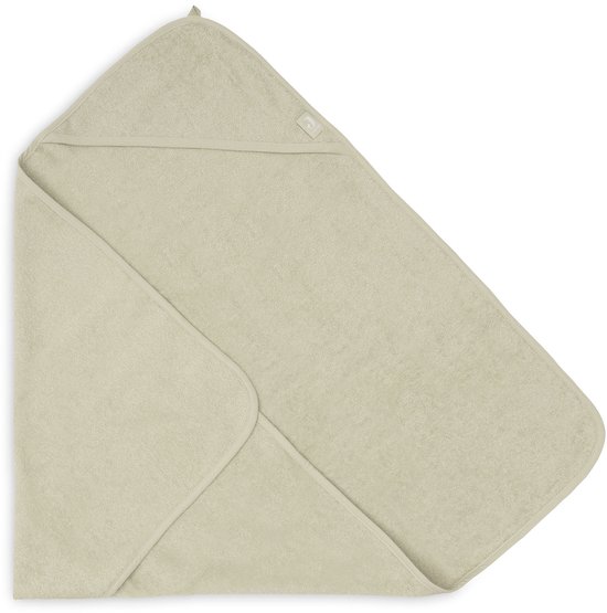 Jollein Badcape Baby - Jersey / Badstof - 75x75cm - Soft Matcha van Jollein — afbeelding 2