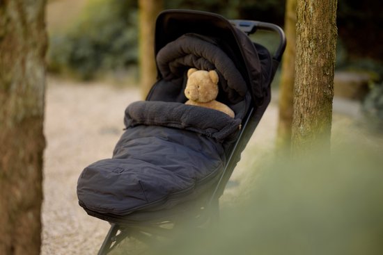 Jollein Voetenzak buggy/kinderwagen Embossed Nearly Black — afbeelding 5