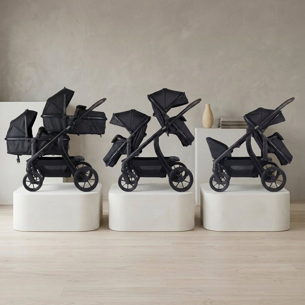 Novi Baby Pacific Duo Premium Kinderwagen - Zwart - geschikt - afbeelding 2