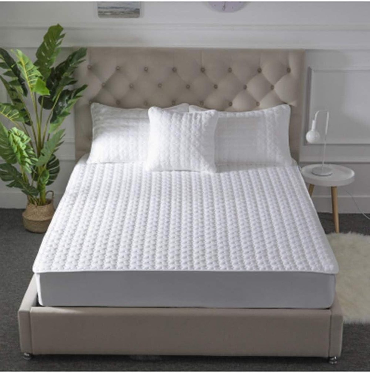 Matrashoes Katoen - Beschermhoes Bed - Matras Beschermen - Anti-mijt Gebreide Stof - 135x1