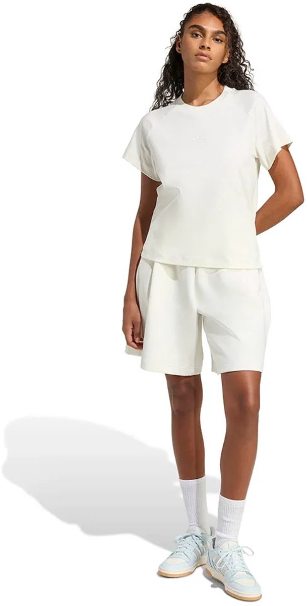 ADIDAS - w sl reg t - Sport t-shirt korte mouw dames - Wit van Adidas — afbeelding 2