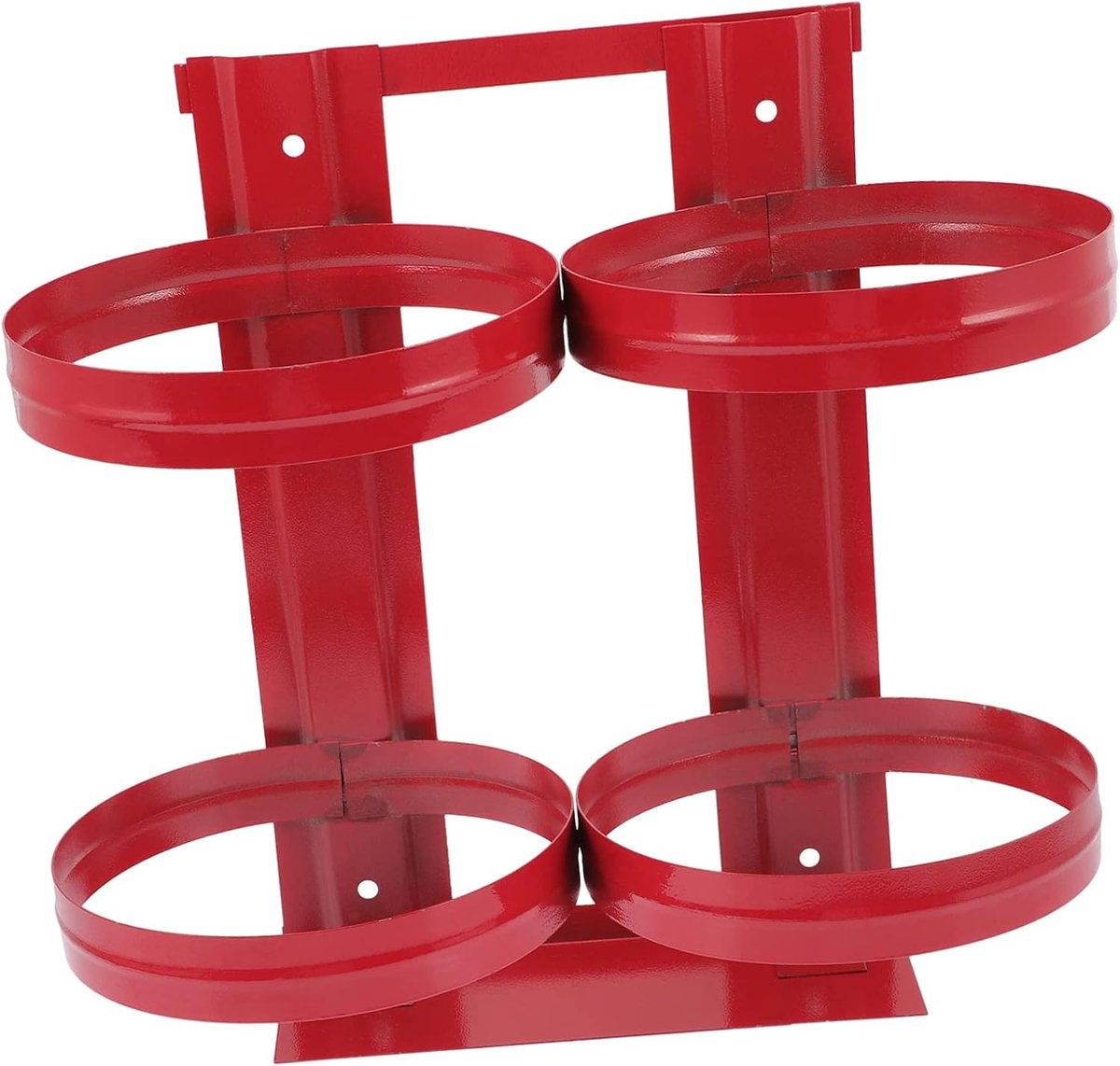 Brandblusser Beugel - Muur Houder - Veilige Opslag - Zwaar Uitvoering - 32x27cm - Rood