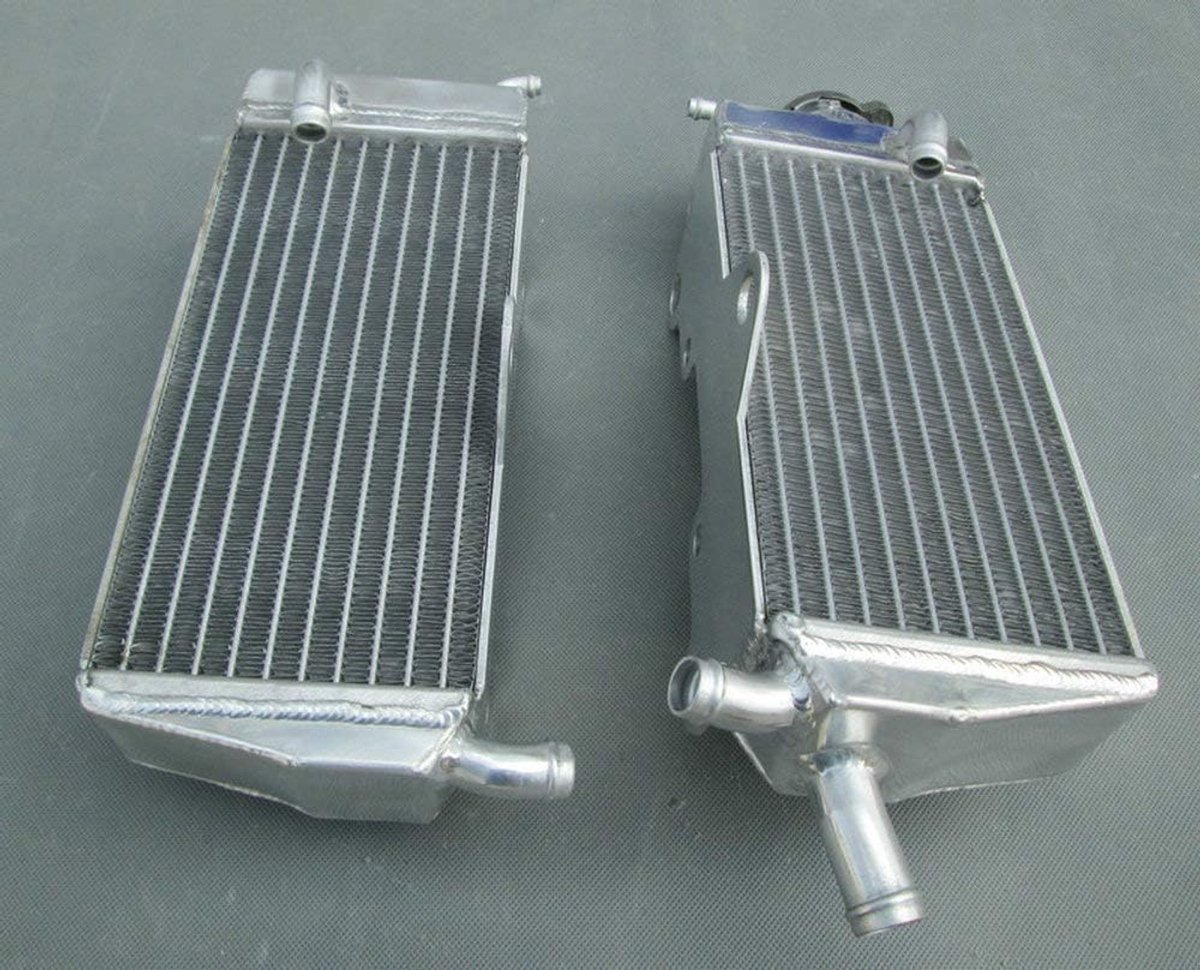 Motorfiets Radiator - Koeler Onderdeel - Motor Onderhoud - Aluminium Constructie - 1990-1997 - Zilver