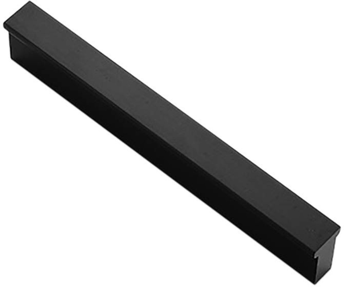 Dailygoods- Deurklink Mat Zwart - Handgreep 40mm - Kastknoppen - Meubelknop - Deurbeslag - Milieuvriendelijk Aluminium - Kastknop