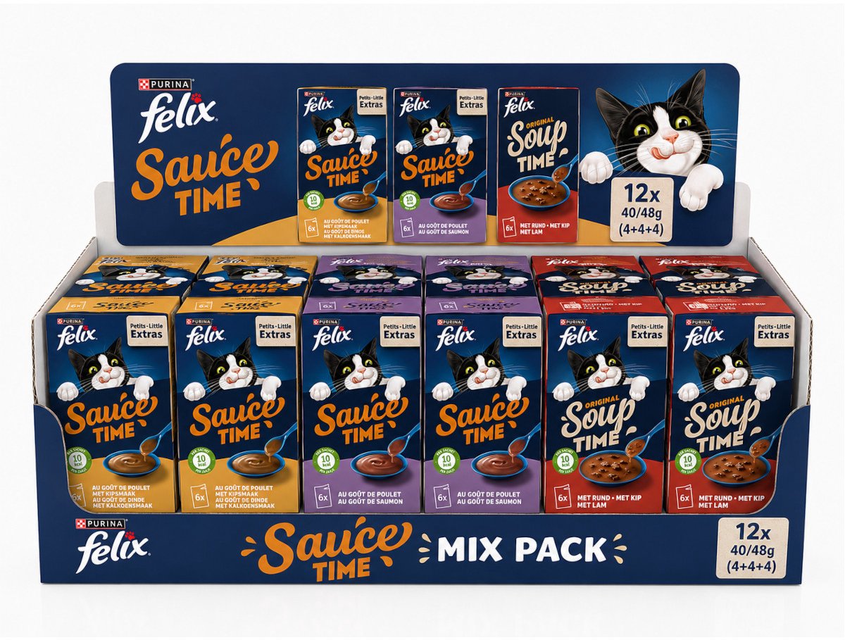 Felix Felix Sauce & Soup - Proefpakket - Mixverpakking - 12 (4 + 4 + 4)