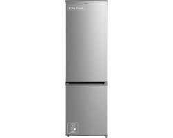 Inventum KV1808R No Frost energiezuinige koel-vriescombinatie - 180 cm hoog - 270 liter - Superkoelen - Supervriezen - Energielabel D - Vrijstaand - RVS