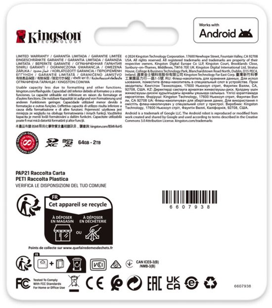 Kingston Technology 256GB SDXC Canvas Go Plus Gen4 200MB/s C10 UHS-I U3 V30 van Kingston — afbeelding 5