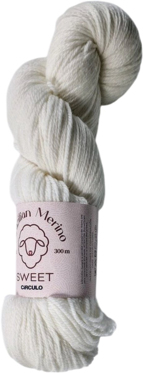 Círculo Brazilian Merino Sweet - Garen - 100% Merino - 300 m - Wit