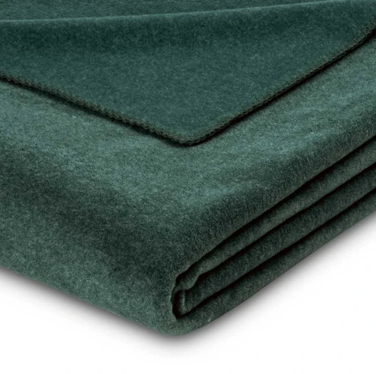 Estella Trevi - Deken - Petrol - 160 x 200 cm - Fleece met gewatteerde rand