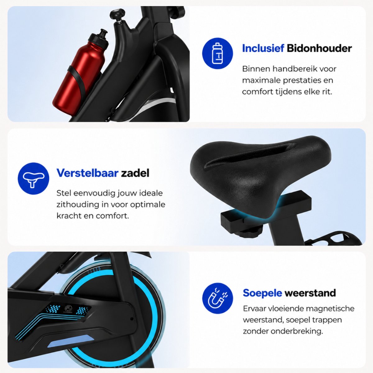 Sportfloww Hometrainer - Fitness Fiets thumbnail 6