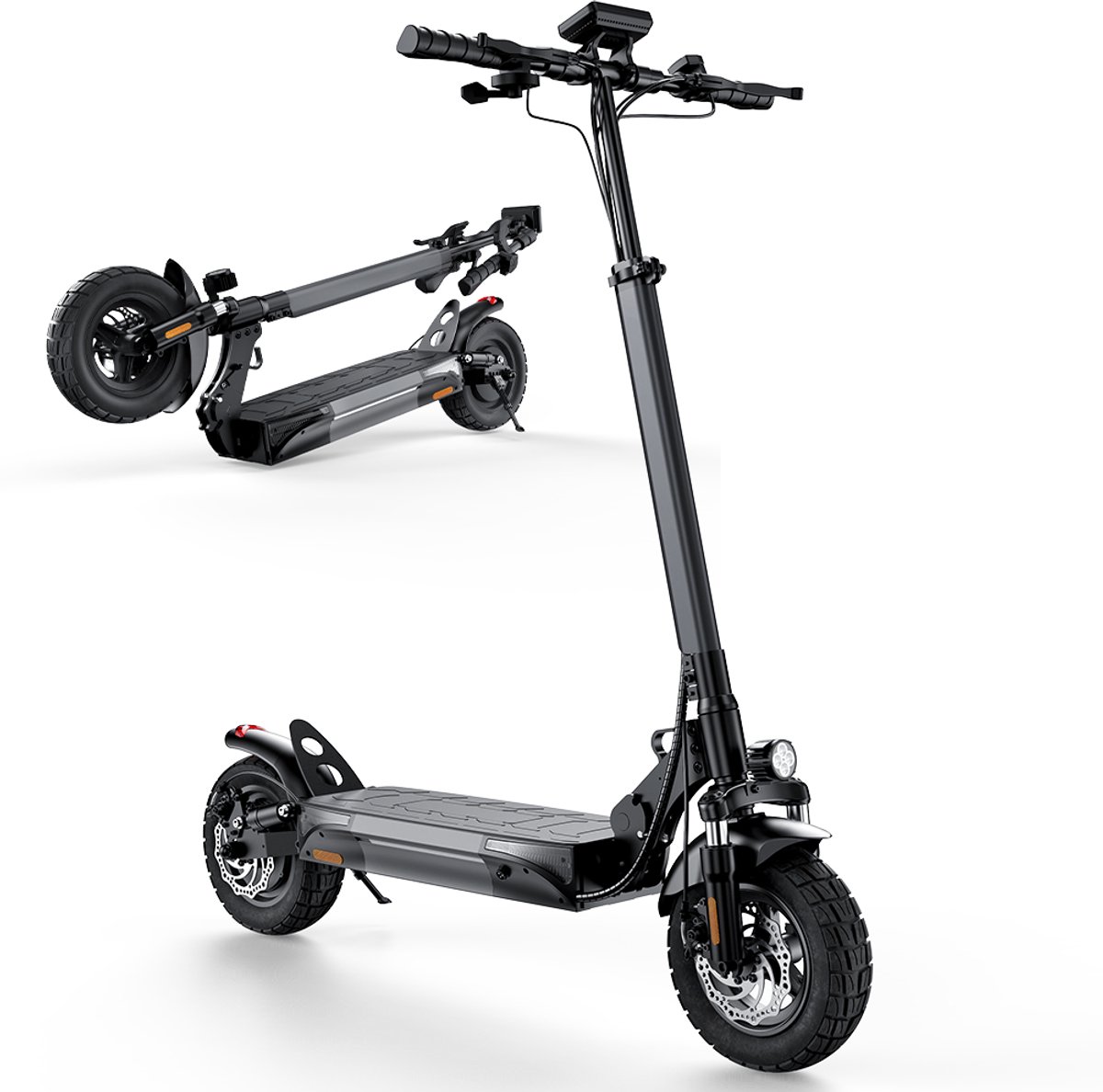 iScooter W9 Elektrische scooter - 10inch - 35km actieradius - 1000W motor - zwart