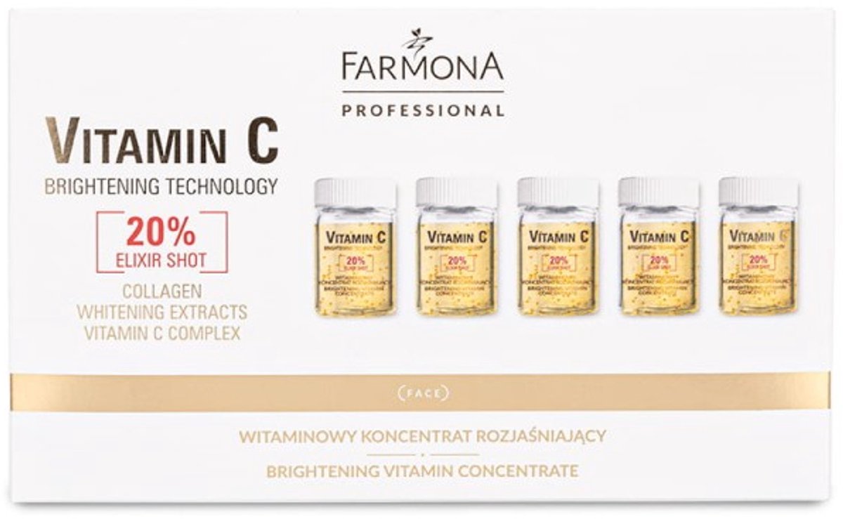 Farmona VITAMIN C - Gezichtsconcentraat - Collageen, 5x 5ml