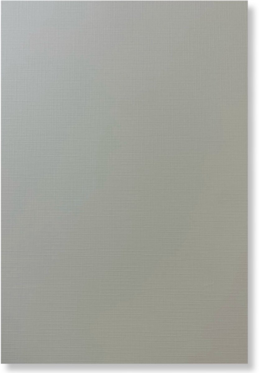 20 Linnen Kaarten papier - A4 - Grijs - Cardstock - 29,7x21cm - 240 grams - Karton