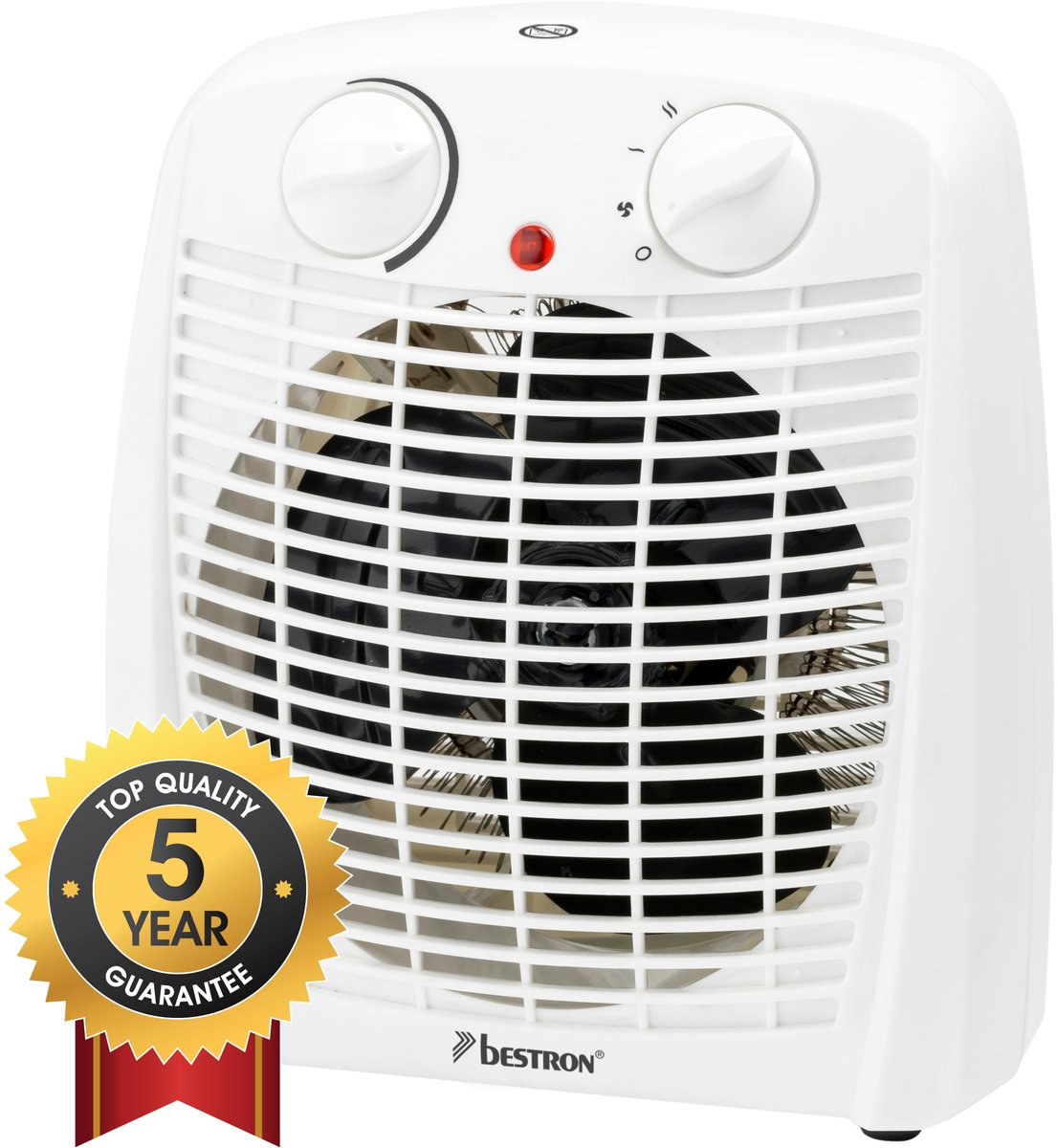 Bol.com Bestron Ventilatorkachel met 2 warmtestanden, incl. omvalbeveiliging & oververhittingsbeveiliging, voor ruimtes tot 20m²... aanbieding