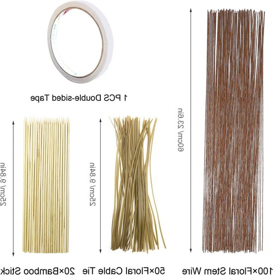 Complete Set voor Bloemenarrangementen - Inclusief Gereedschap, Accessoires en Handleiding voor Creatieve Bloemschikken — afbeelding 4