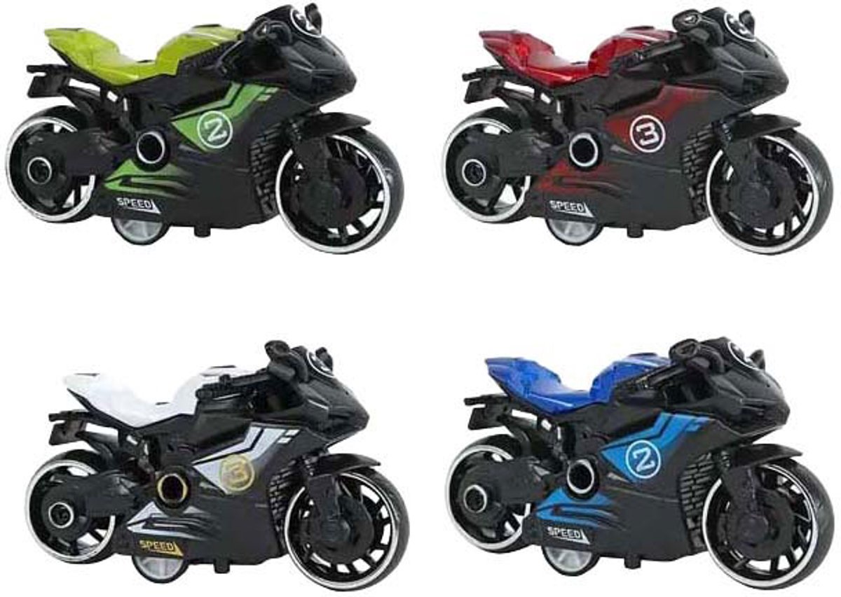 Roadblasters Motor Die Cast Pull Back - 9cm