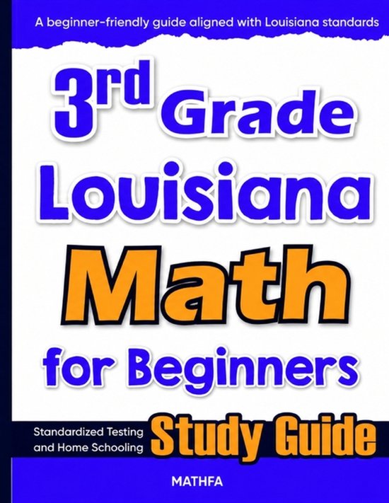 3rd Grade Louisiana Math for Beginners - cover