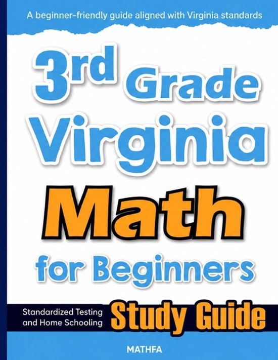 3rd Grade Virginia Math for Beginners - cover