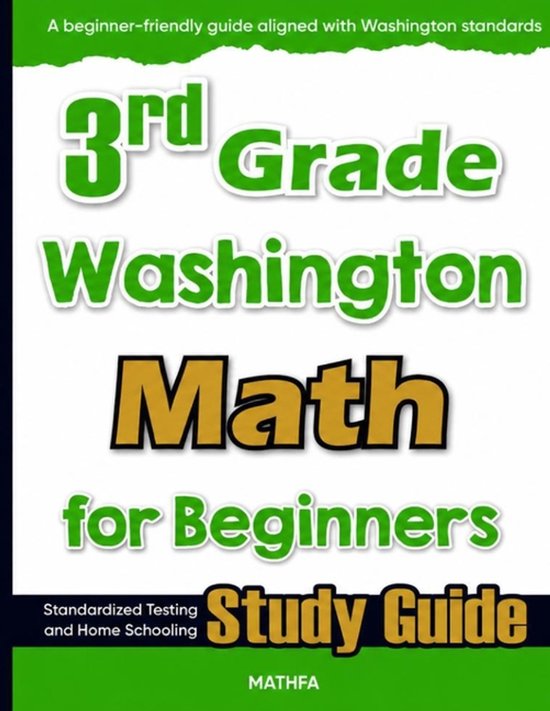 3rd Grade Washington Math for Beginners - cover