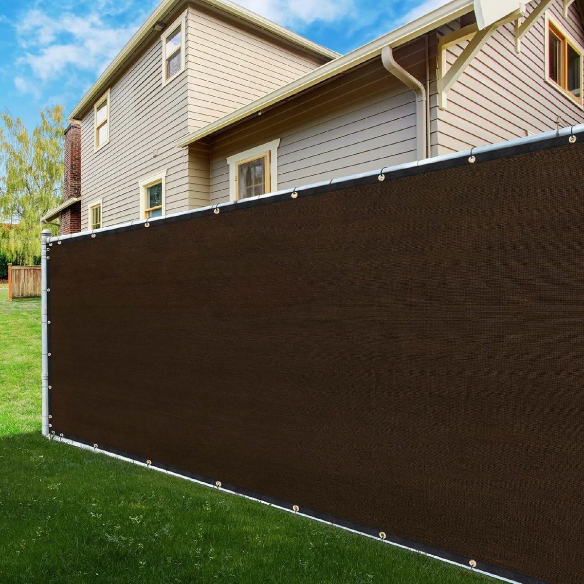 Privacy Scherm - Windscherm Stof - Tuin Afschermen - 90% Zichtblokkade - 5 x 134 voet - Br