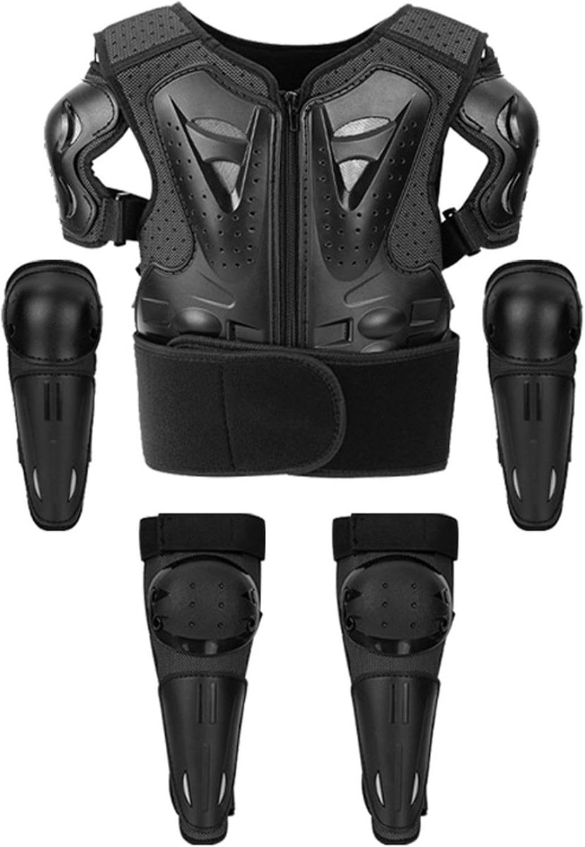 Beschermende Uitrusting - Motorpak Vest - Outdoor Avontuur - Volledige Veiligheid - One Size - Zilver