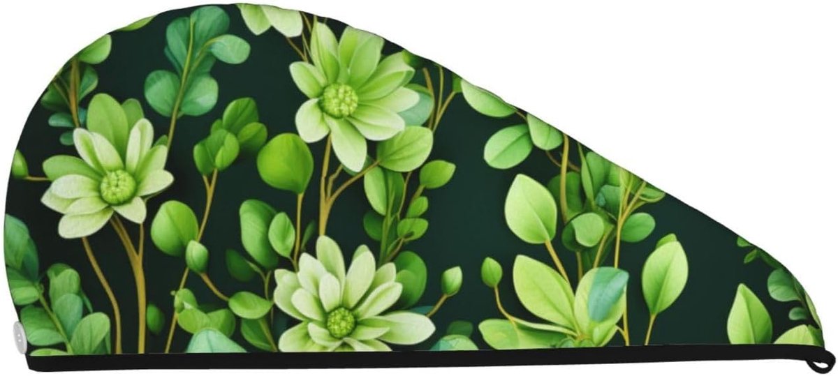 Haardrogende Cap - Haar Tulband - Snel Haar Drogen - Super Absorberend - 64x26 cm - Zwart