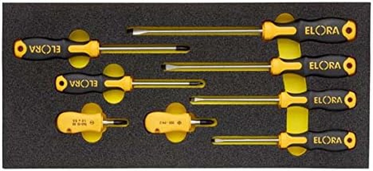 Schroevendraaier Set - Doppen Assortiment - Klus Klussen - Robuuste Kwaliteit - 8 Delig - Staal