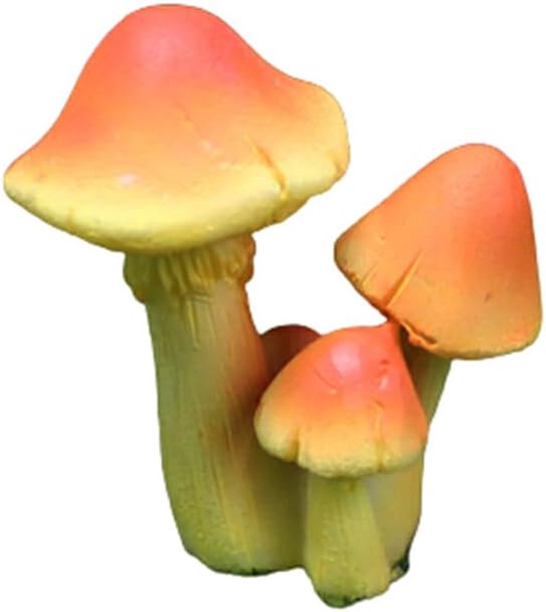 Mini Mushroom Figurine - Tuin Decoratie - Dorpel Aankleden - Plastic Materiaal - 3 Stuks - Type 2