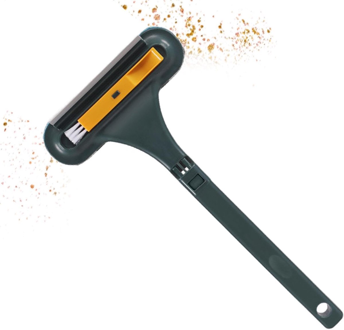 Raamscherm Cleaner - Huis Schoonmaker - Stof Verwijderen - Met Waterschraper - 45 x 23 cm - Groen