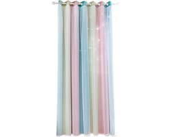 Verduisteringsgordijn Dubbellaags - Sterrenpatroon Gordijn - Slaapkamer Decoratie - 90% Zonlicht Blokkerend - 134 x 210 cm - Roze