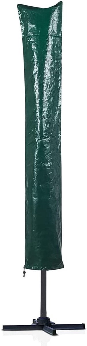 Dailygoods- Parasolhoes Waterdicht - Tuinparasolhoes 160 x 24 x 24 cm - PE-stof - Trekkoord - Geschikt voor ronde parasols tot 2 m - Lichtgewicht en sterk - Parasol