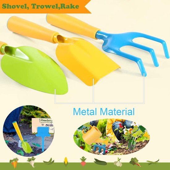 Tuingereedschap Set voor Kinderen - Educatief Speelgoed voor Buiten en Strand van Tuingereedschap. — afbeelding 5