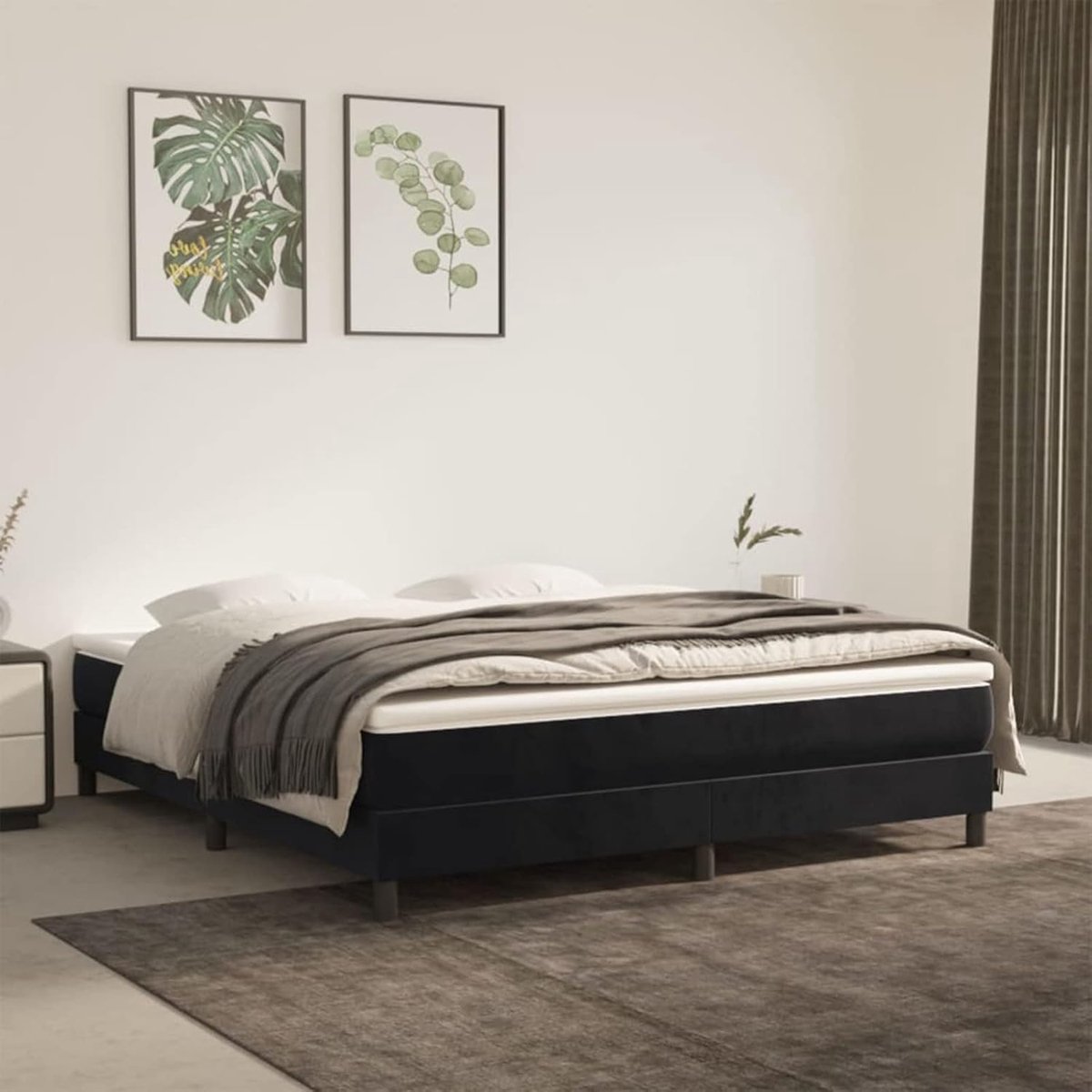 Pocketveringmatras - Binnenvering matras - Goede nachtrust - Zacht fluweel - 160 x 200 cm