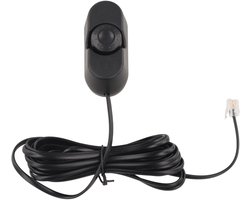 Volumeregelaar Auto - Subwoofer Bediening - Audio Instellen - Bedrade Afstandsbediening - 4 meter kabel - Zwart