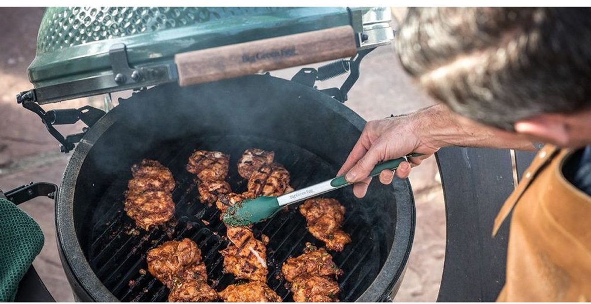 Big Green Egg Silicone Tipped Tong - 30 cm