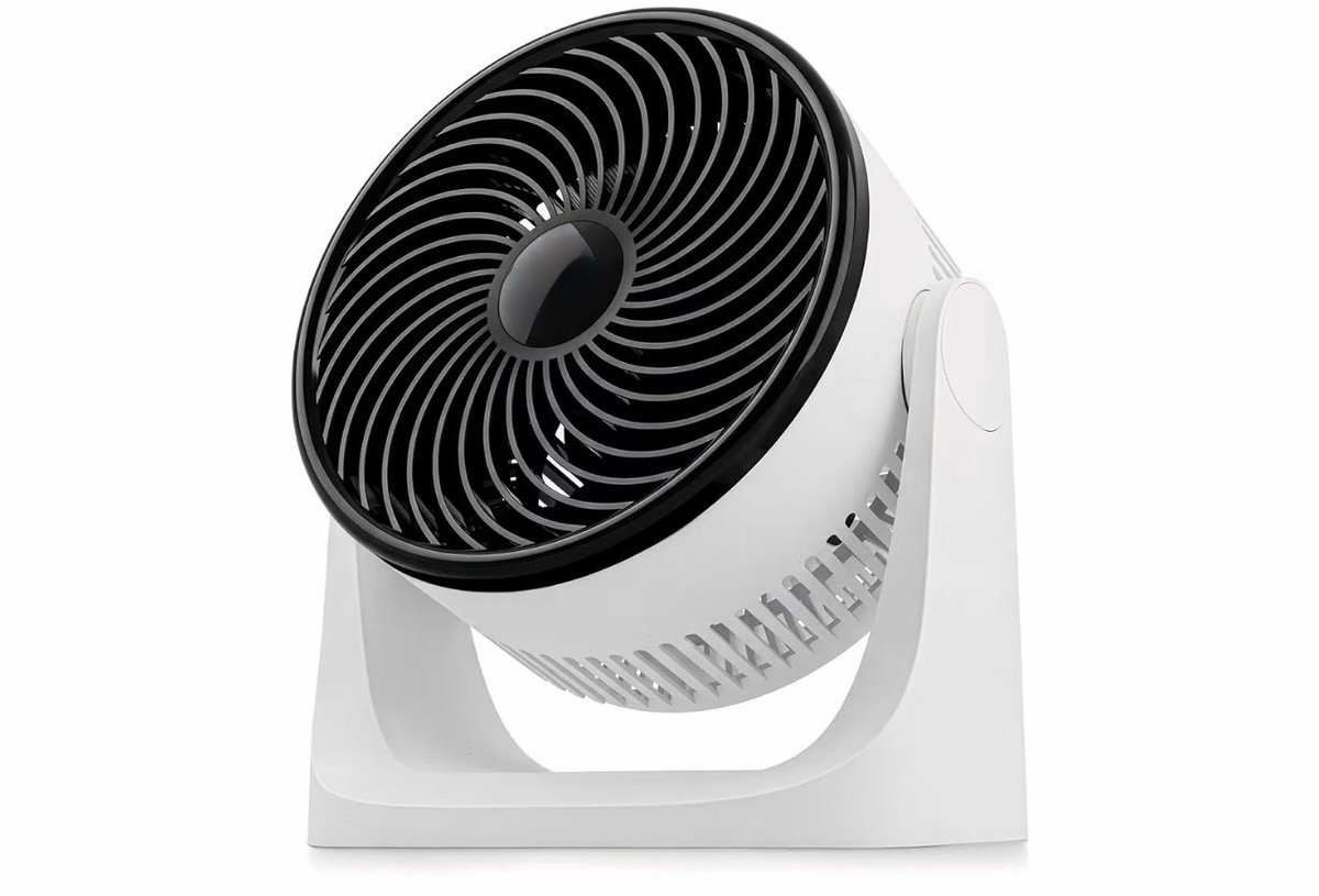 BIXc® - ventilator voor slaapkamer 2023 voor hele kamer - 30 cm - sterke luchtstroom - 120 graden verstelbare tilt, 28 dB laag lawaai - stil 3 snelheden - draagbare tafelventilator