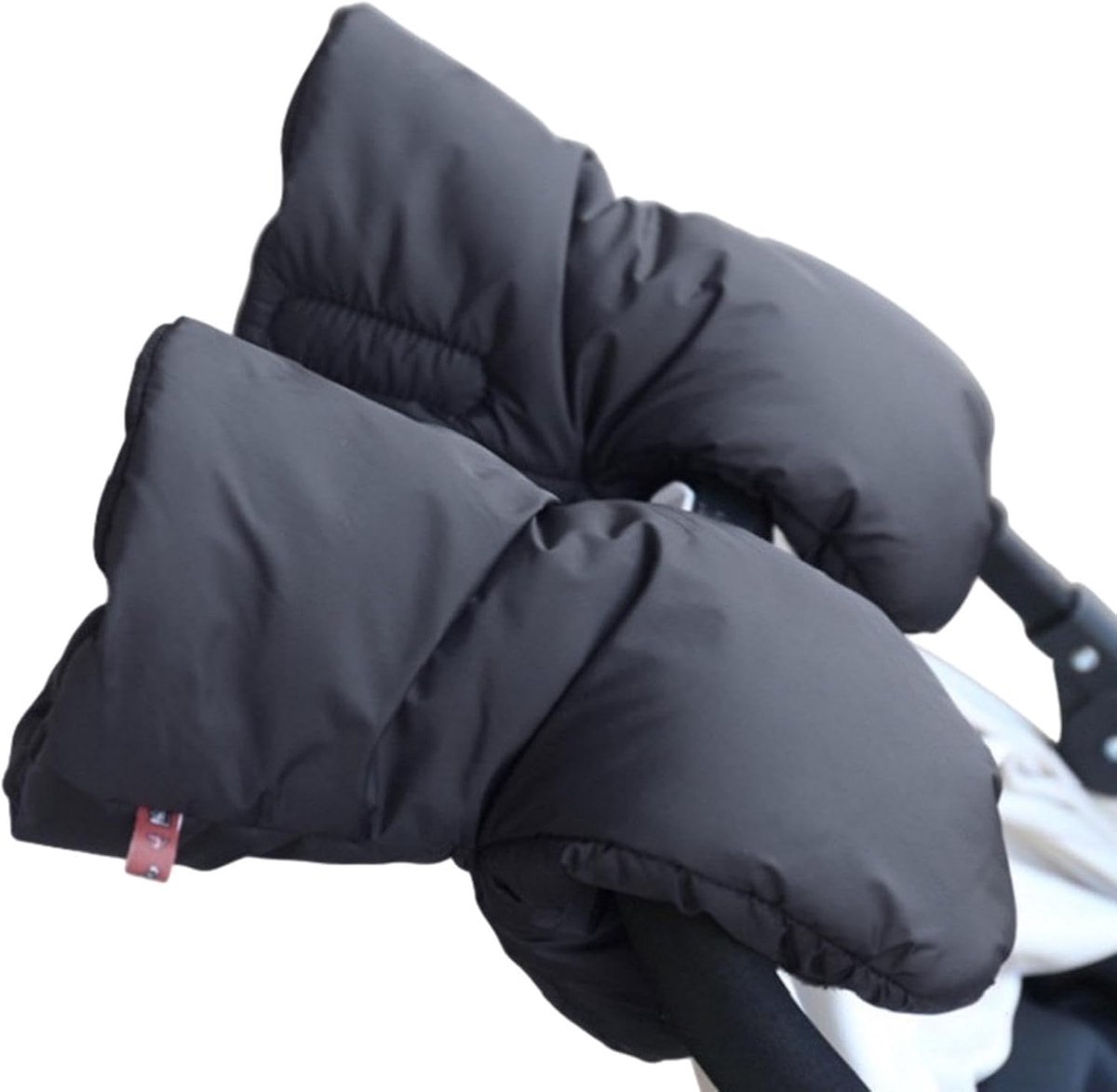 Kinderwagen Wanten - Mouwen Stuur - Handen Warm - Waterdicht Winddicht - 20 x 25 cm - Zwart
