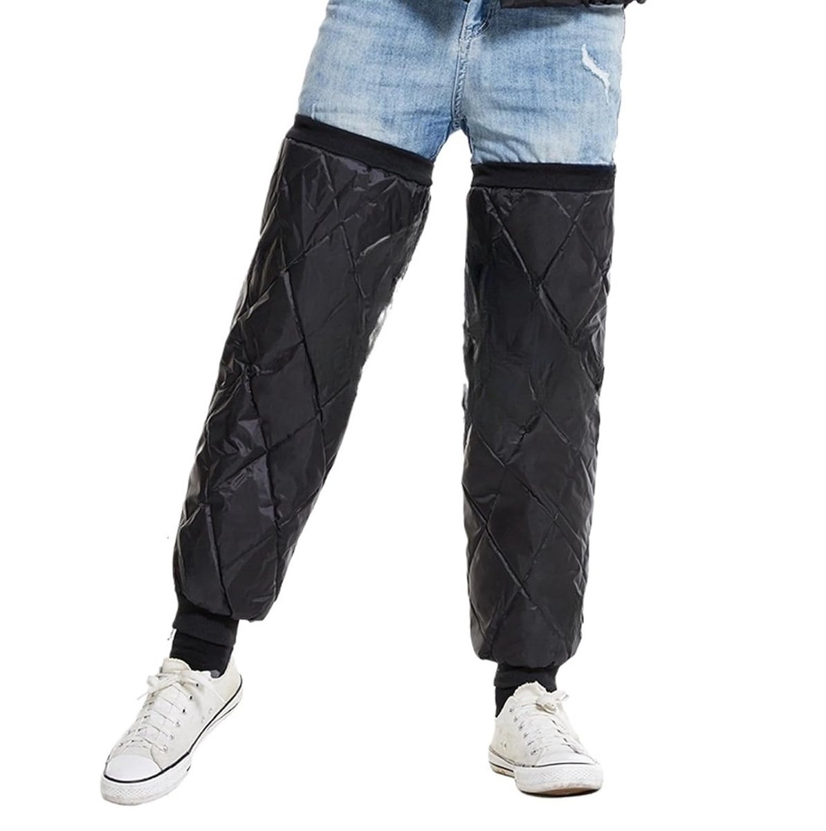 Winter Beenbeschermers - Motor Kniebeschermers - Buiten Activiteiten - Waterdicht Winddicht - 70 cm - Zwart