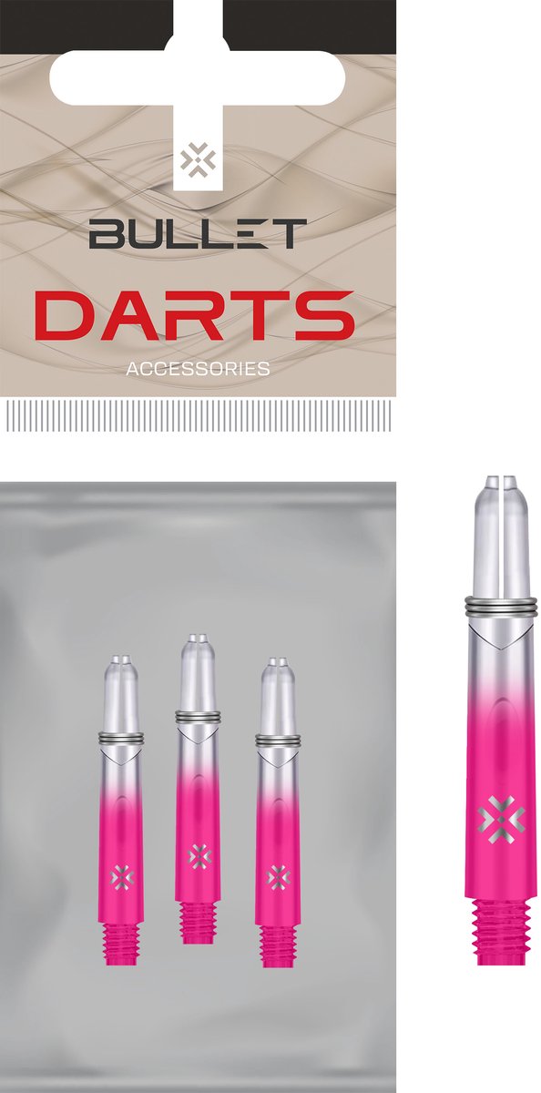 BULLET SHAFTS 35MM PINK / TT van Bullet — afbeelding 3