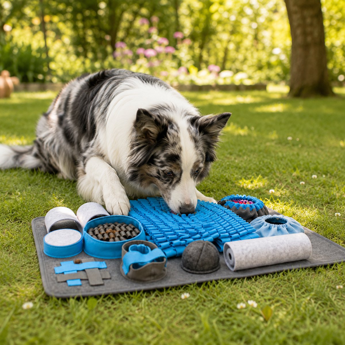 Snuffelmat Hond - Intelligentiespeelgoed met 10 Functies thumbnail 4